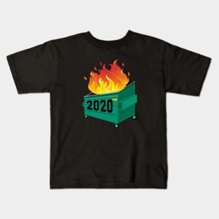 2020 Dumpster Fire Kids T-Shirt